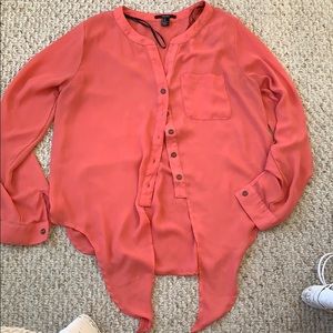 Peach blouse